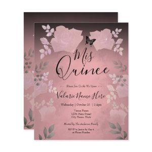Ice Rose Pink Floral Quinceanera Budget