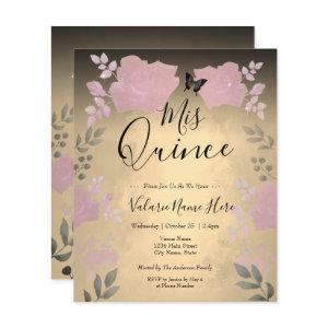 Ice Rose Pink Floral Quinceanera Budget