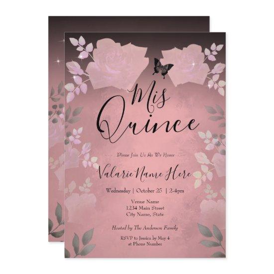 Ice Rose Pink Floral Quinceanera Budget