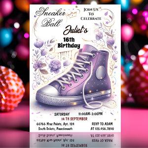 Into Chic Shoe Girl Sweet 16 Sneaker Ball Birthday