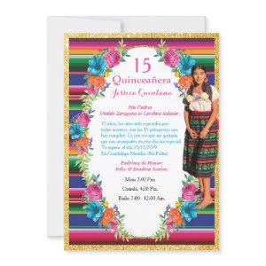 Invitación de Quinceañera Mexicana