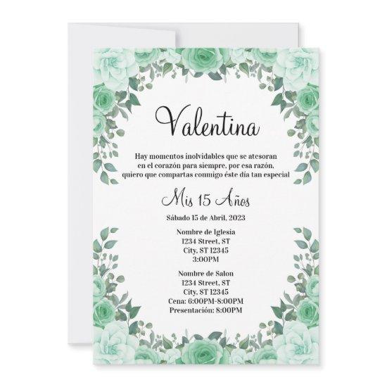 Invitación Quinceañera