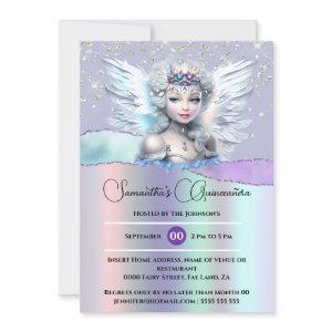 Iridescent fairy enchanted glitter Quinceañera