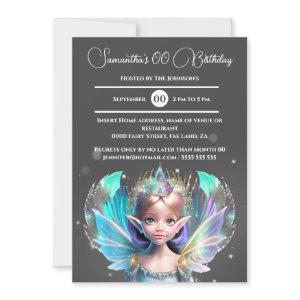 Iridescent fairy princess shimmer whimsical wings