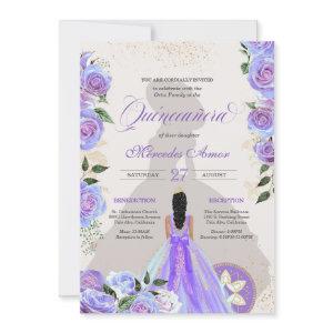 Iridescent Holographic Fancy Charro Quinceanera