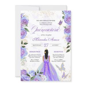 Iridescent Purple Butterflies Mariposa Quinceanera