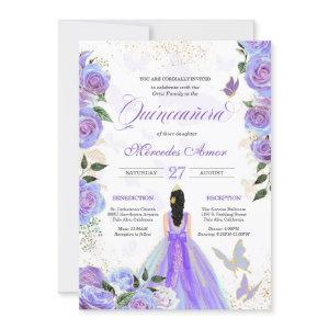 Iridescent Purple Butterflies Mariposa Quinceanera