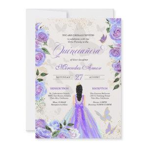 Iridescent Purple Butterflies Mariposa Quinceanera
