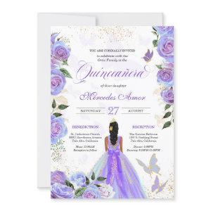 Iridescent Purple Butterflies Mariposa Quinceanera