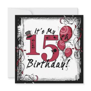 It's my 15th birthday party grunge