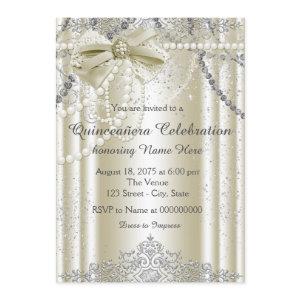 Ivory Pearl Quinceanera