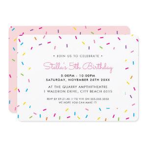 KIDS BIRTHDAY PARTY cute colorful bright sprinkles