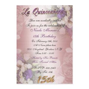 La Quinceanera 15th birthday  elegant