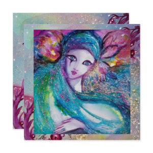 LADY BLUE MASK Elegant Masquerade Wedding Party