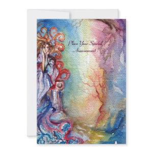 LADY OF LAKE Arthurian Legend Watercolor