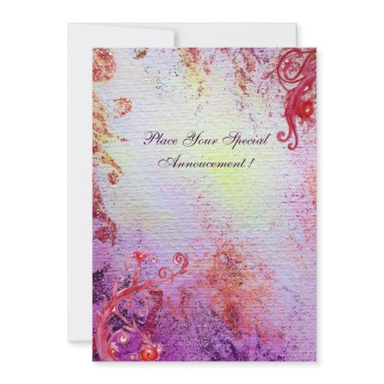 LADY OF LAKE , vibrant bright blue pink