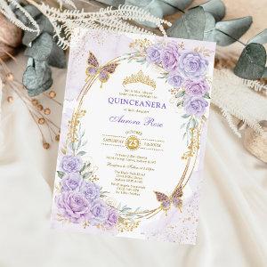 Lavender Gold Quinceanera Mis Quince 15 Anos