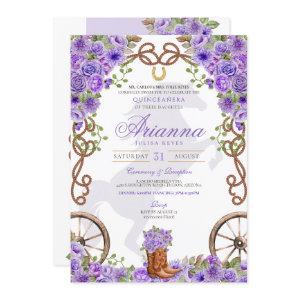 Lavender Light Purple Western Charro Quinceañera