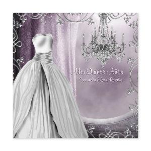Lavender Purple Chandelier Purple Quinceanera