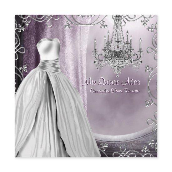 Lavender Purple Chandelier Purple Quinceanera