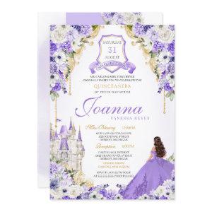 Lavender Purple Gold Royal Princess Castle Quince