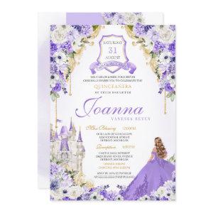 Lavender Purple Gold Royal Princess Castle Quince