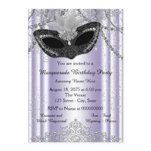 Lavender Purple Masquerade Party