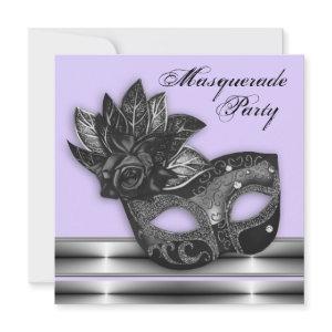 Lavender Purple Masquerade Party