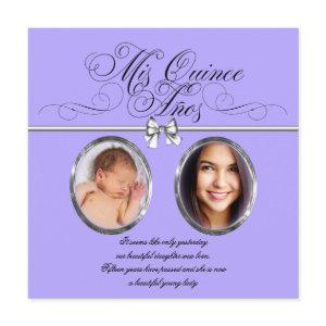 Lavender Purple Photo Quinceanera