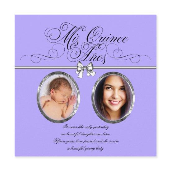 Lavender Purple Photo Quinceanera