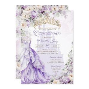 Lavender Purple Princess Fairytale Quinceañera