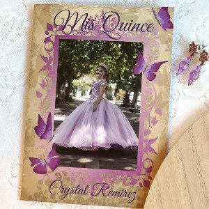 Lavender Purple Vintage Quinceanera