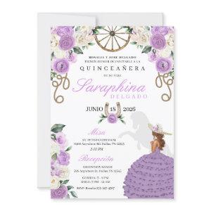 Lavender Western Princess Cowgirl Quinceañera