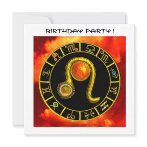 LEO,TOPAZ GEM,ZODIACAL SIGNS,ZODIAC BIRTHDAY PARTY