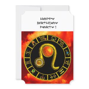 LEO,TOPAZ GEM,ZODIACAL SIGNS,ZODIAC BIRTHDAY PARTY