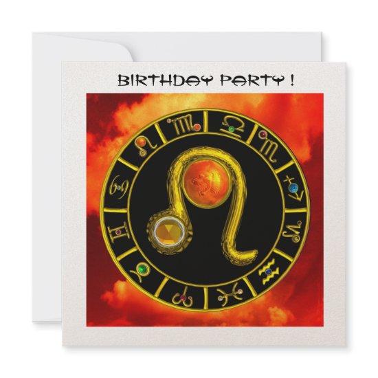 LEO,TOPAZ GEM,ZODIACAL SIGNS,ZODIAC BIRTHDAY PARTY