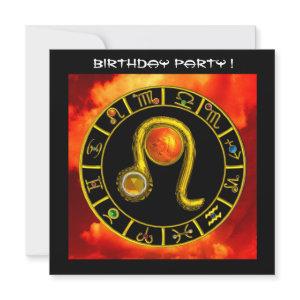 LEO,TOPAZ GEM,ZODIACAL SIGNS,ZODIAC BIRTHDAY PARTY