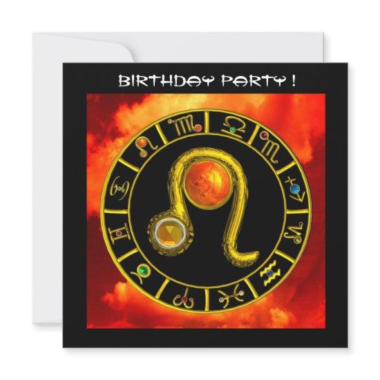 LEO,TOPAZ GEM,ZODIACAL SIGNS,ZODIAC BIRTHDAY PARTY