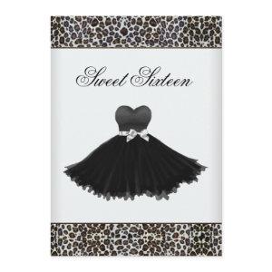 Leopard Chandelier Sweet Sixteen Birthday Party
