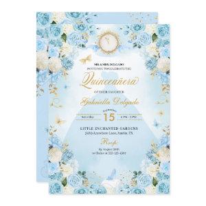 Light Blue Cinderella Princess Dress Quinceanera