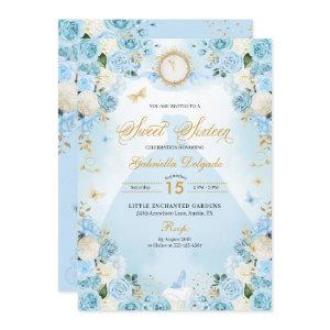 Light Blue Cinderella Princess Dress Sweet 16