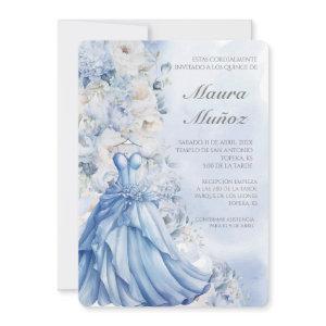 Light blue quinceañera