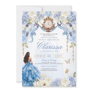 Light Blue Royal Princess Sweet Sixteen Birthday