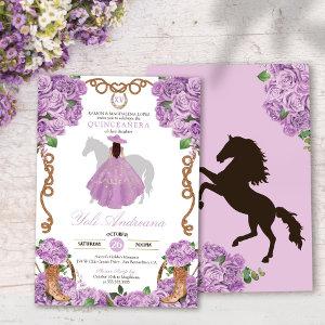 Light Lavender Western Charra Vestidos Quinceanera