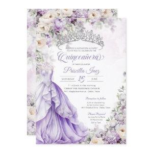 Light Purple Elegant Gown Princess Quinceanera