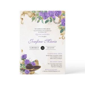 Light Purple Rose Mexicana Mariachi Quinceanera