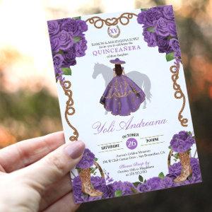 Light Purple Western Charra Vestidos Quinceañera