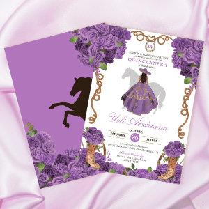 Light Purple Western Charro Vestidos Quinceañera
