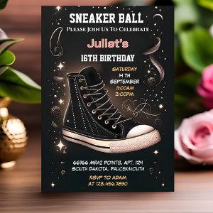 Like Chic Shoe Girl Sweet 16 Sneaker Ball Birthday