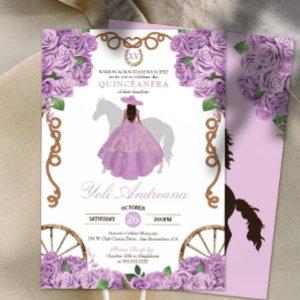 Lilac Purple Western Charro Quince